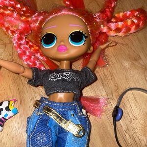 L.O.L. Surprise! Doll with Pink & Orange Braided Hair